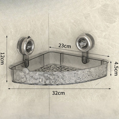 Corner Shelf with Suction Cups for Bathroom