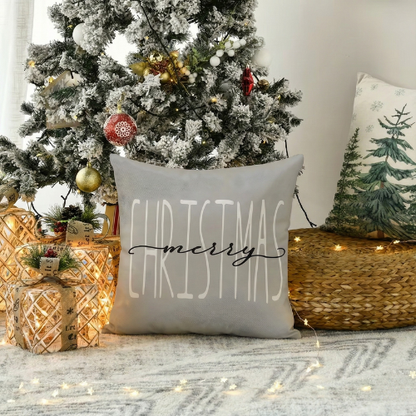 Festive Gnome Throw Pillow Covers | Set of 4