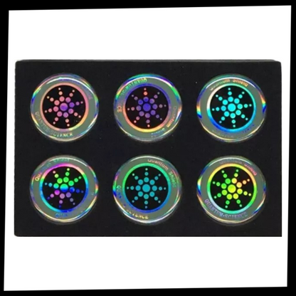 Set of 6 Radiation Protection Stickers