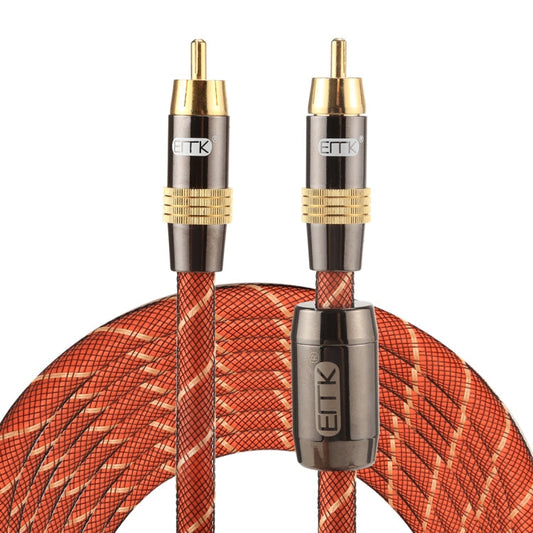 5m Digital Coaxial Interconnect Cable with Gold-Plated Metal Head RCA to RCA