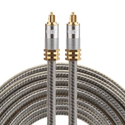 Gold-Plated Metal Head Toslink Male to Male Digital Optical Audio Cable - 5m OD8.0mm