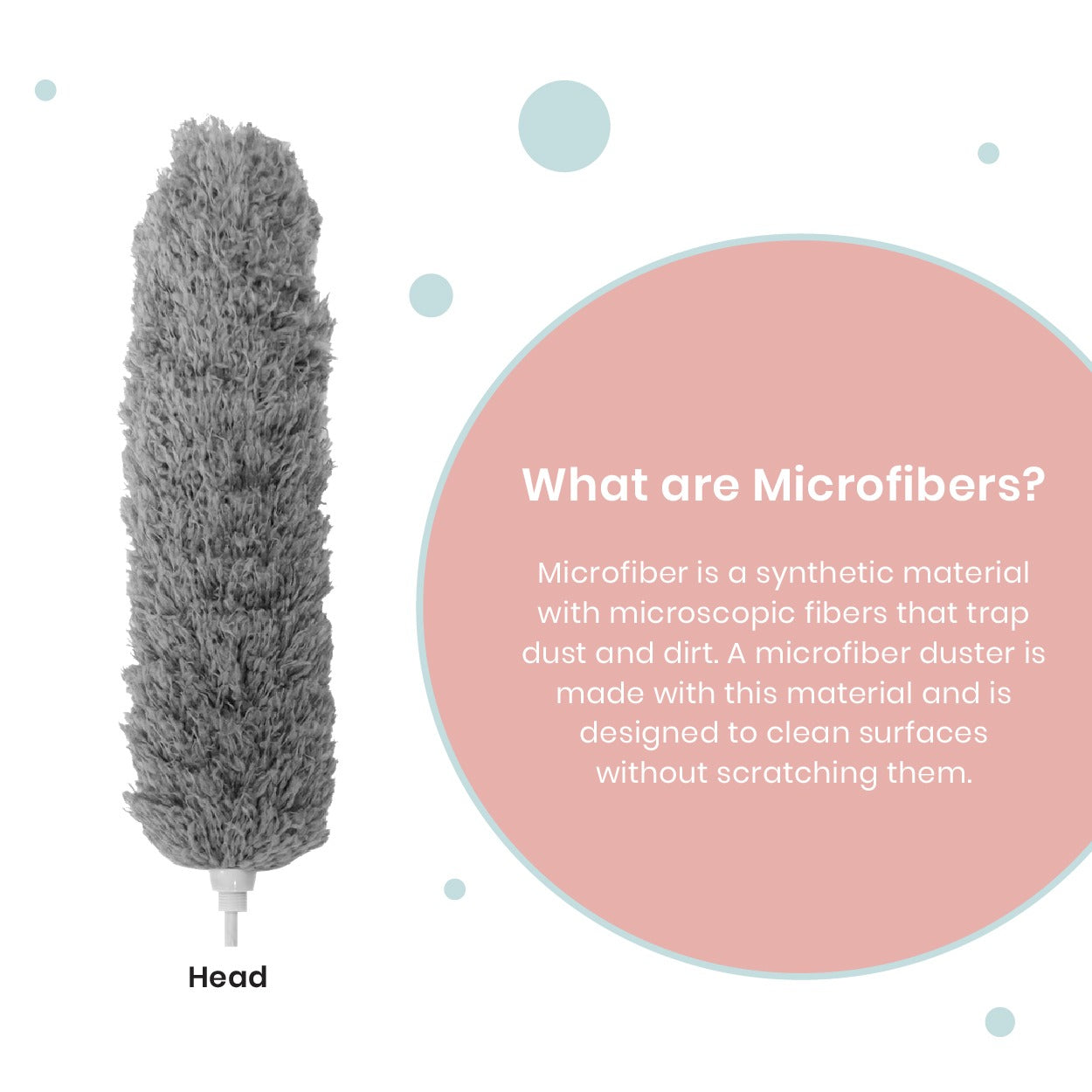 Extendable Microfiber Dusting Cloth for Effortless Cleaning