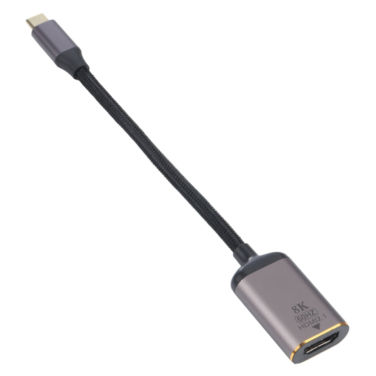 8K 60Hz HDMI to USB-C Male Adapter Cable