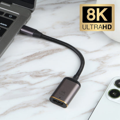 8K 60Hz HDMI to USB-C Male Adapter Cable