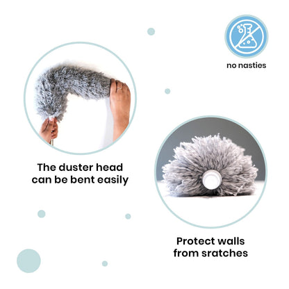 Extendable Microfiber Dusting Cloth for Effortless Cleaning