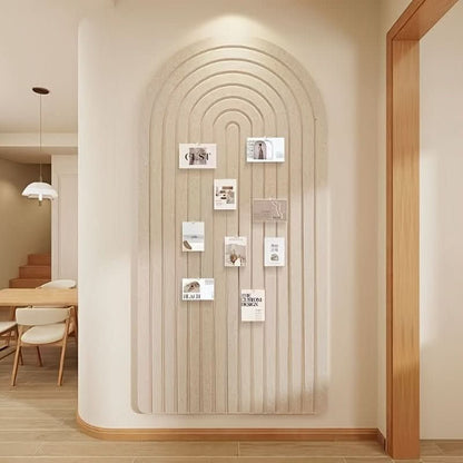Curved Felt Wall Organizer Pinboard for Contemporary Decor