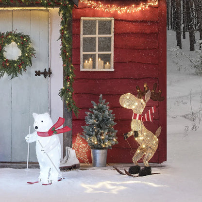 Weatherproof Christmas Decoration - Warm White LED Reindeer Light