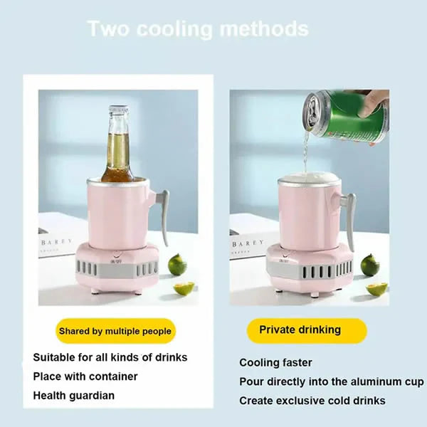 Enjoy Chilled Beverages in Minutes with Ice Cooling System