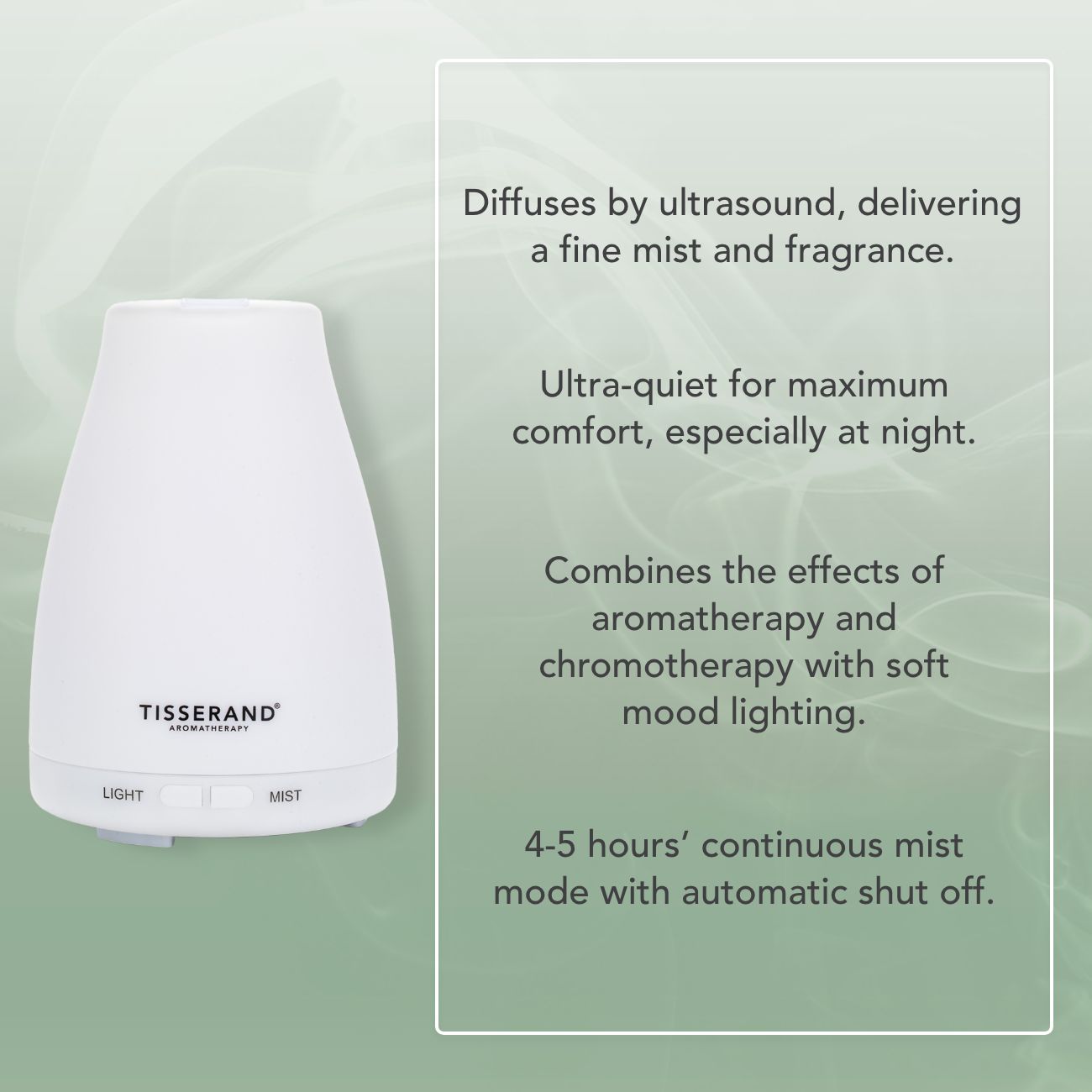 ScentWave Ultrasonic Essential Oil Diffuser with LED Lights
