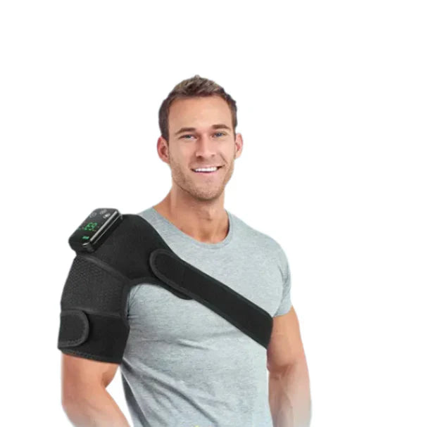 Heated Shoulder Support for Pain Relief – Comfortable and Effective