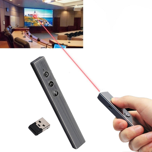 Wireless Presentation Remote with Laser Pointer and Air Mouse Function
