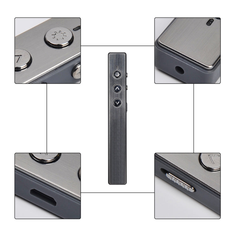 Wireless Presentation Remote with Laser Pointer and Air Mouse Function