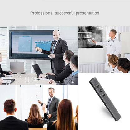 Wireless Presentation Remote with Laser Pointer and Air Mouse Function