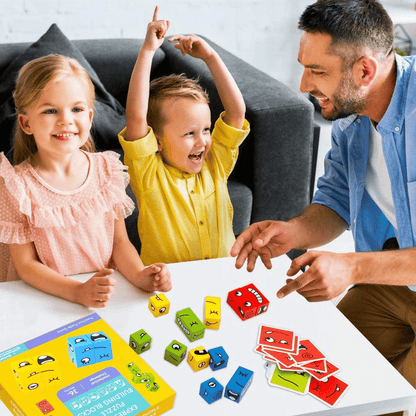 EmotiBlocks™ Interactive Expression Puzzle Set