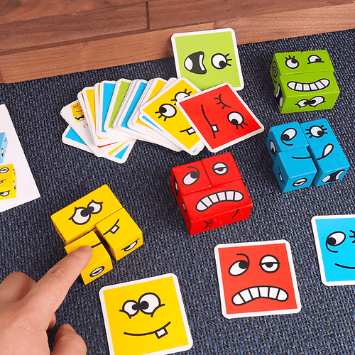 EmotiBlocks™ Interactive Expression Puzzle Set