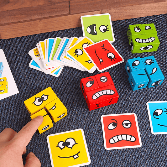 EmotiBlocks™ Interactive Expression Puzzle Set