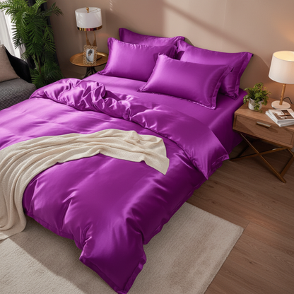 Soft Luxury Bedding Set in Silk Material