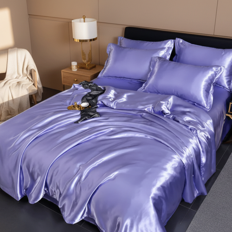 Soft Luxury Bedding Set in Silk Material