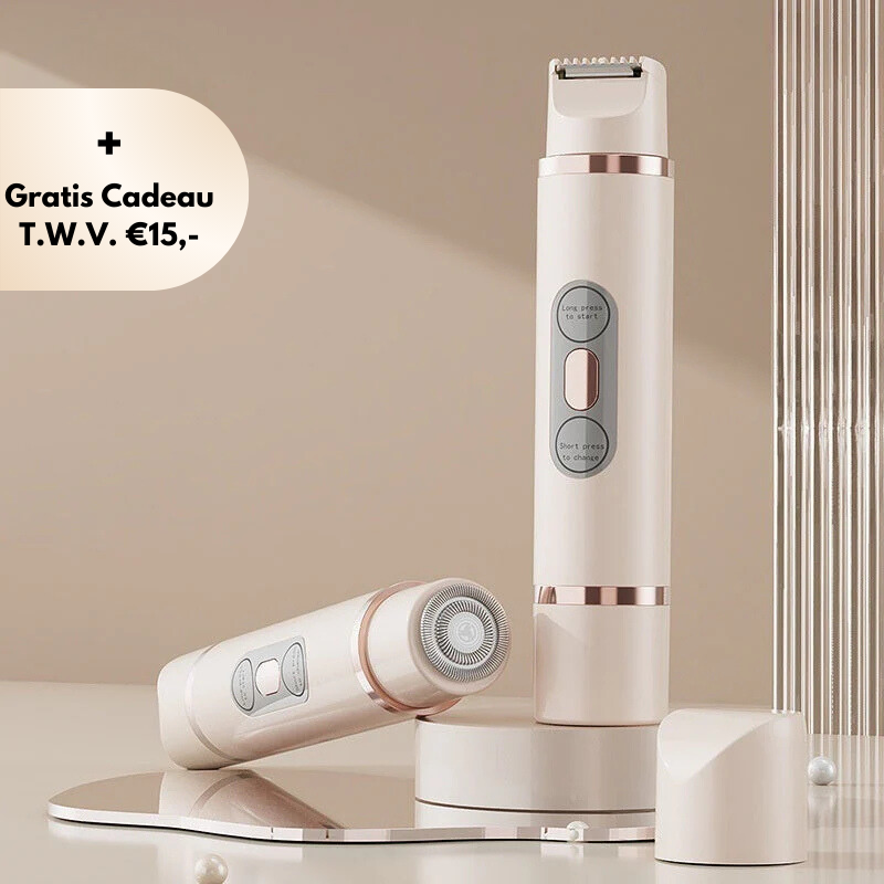 Women's Pain-Free Electric Hair Removal Razor for Face, Underarms, and Bikini Area