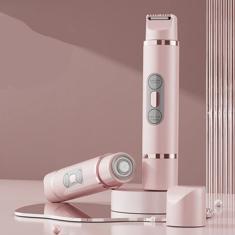 Women's Pain-Free Electric Hair Removal Razor for Face, Underarms, and Bikini Area