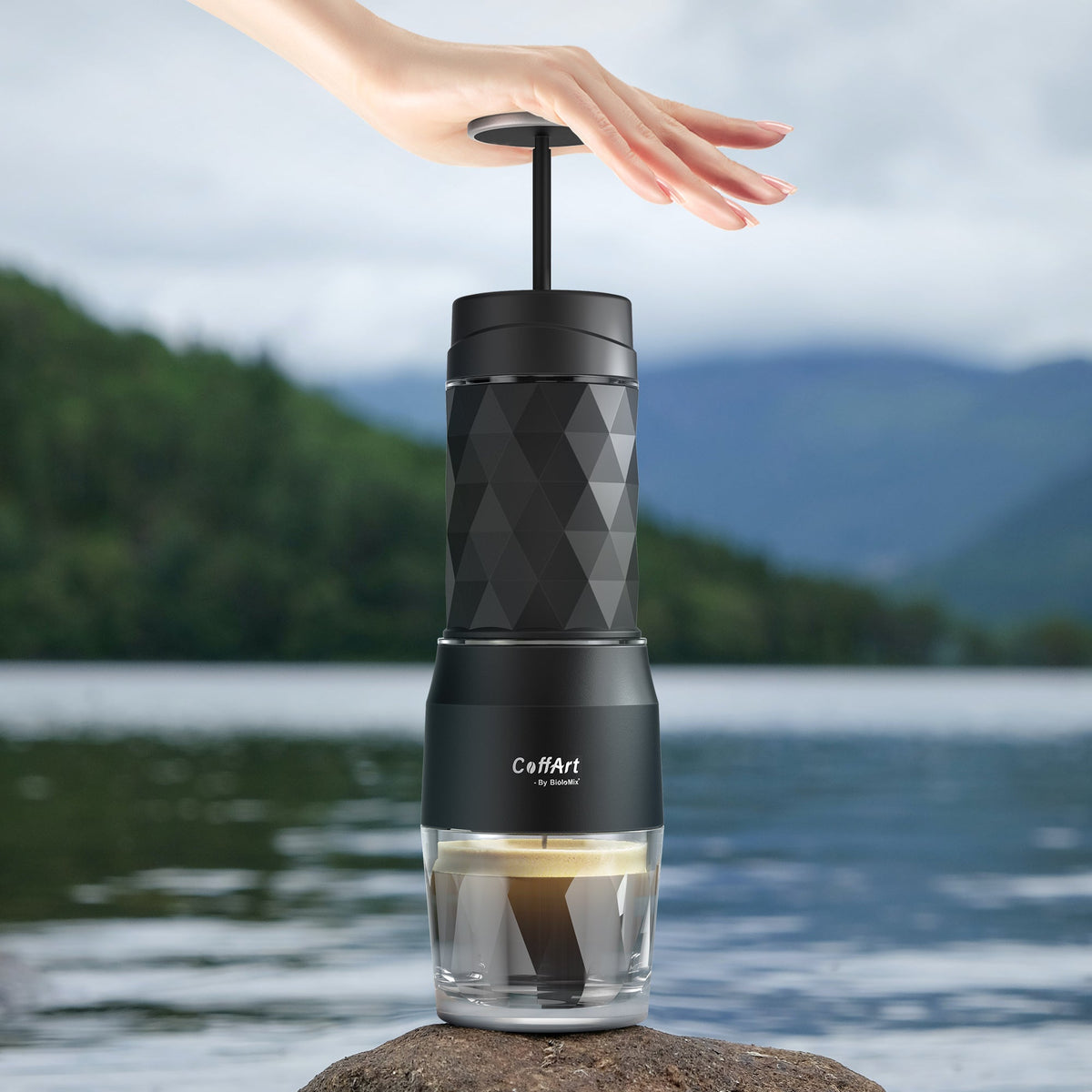 Travel and Camping Coffee Brewer - Compact and Portable
