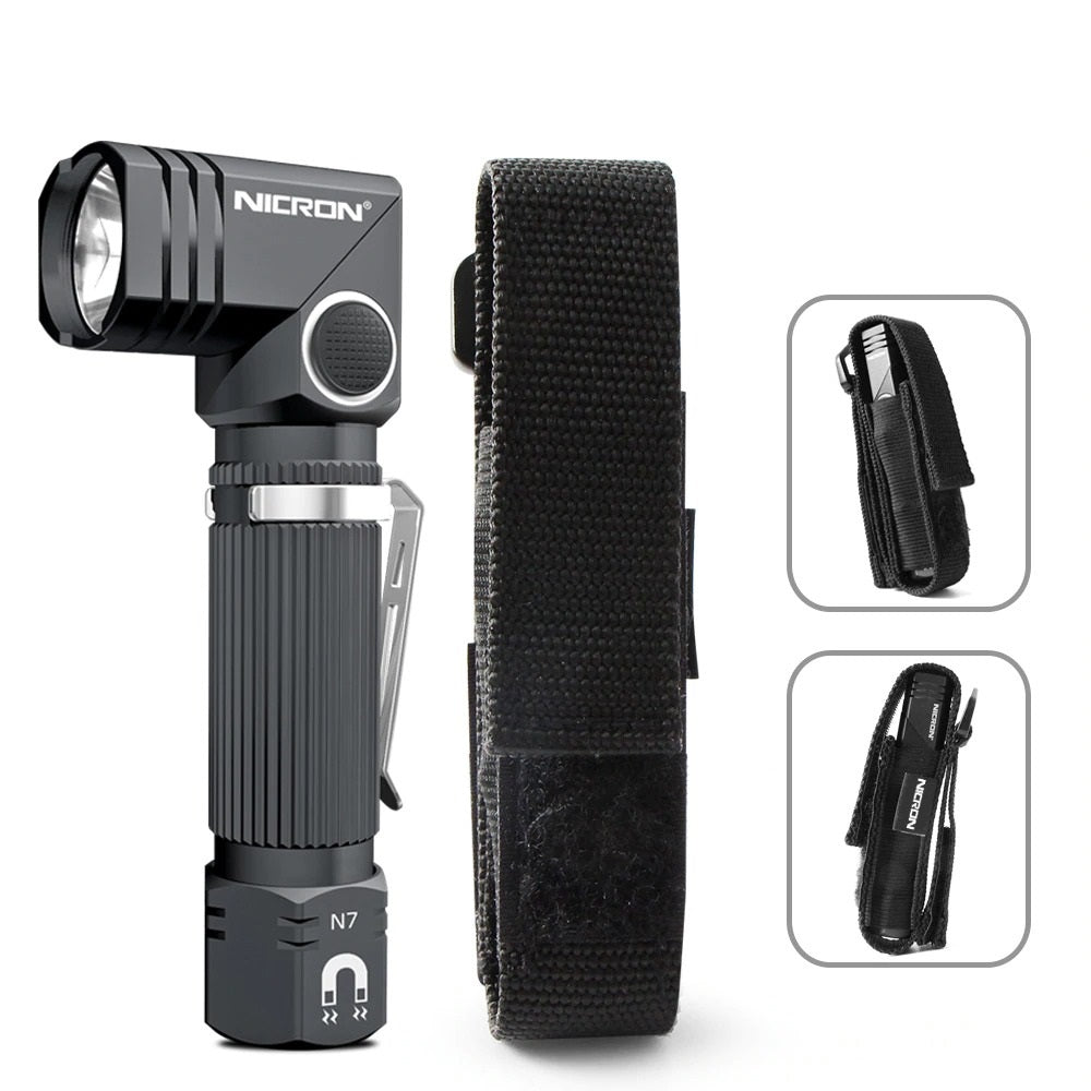 360-Degree Magnetic Flashlight with Anti-Fall Design