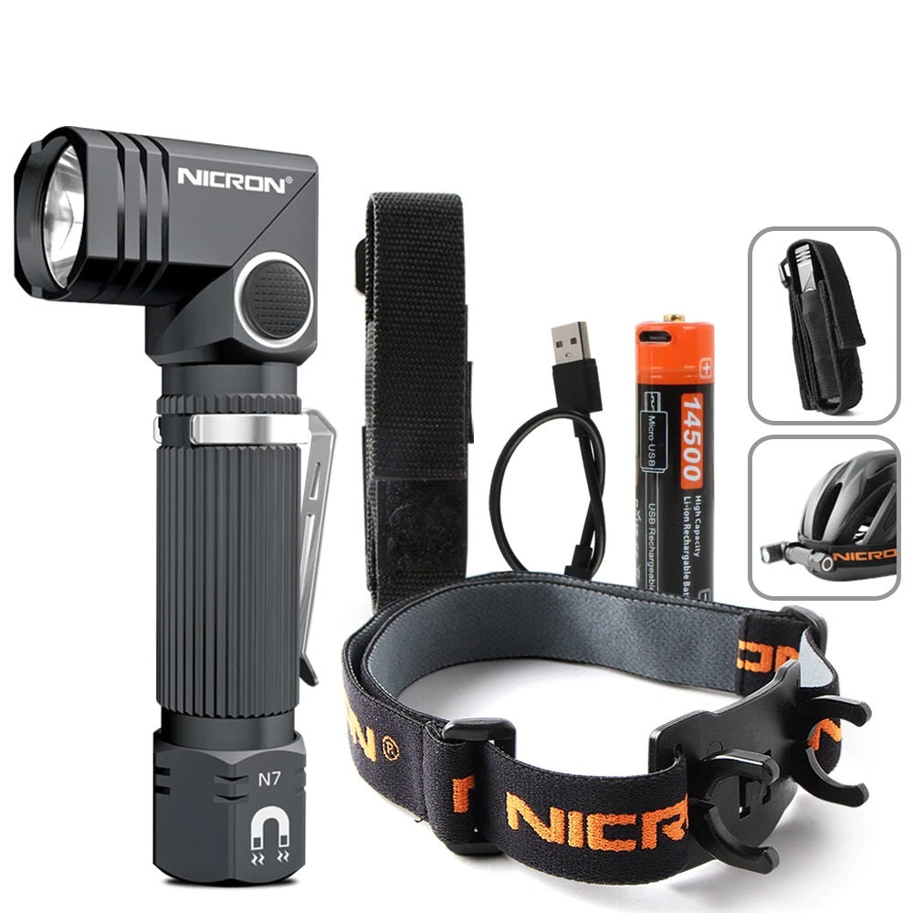 360-Degree Magnetic Flashlight with Anti-Fall Design