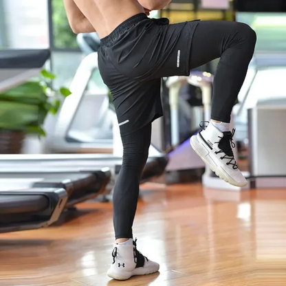 Water-Resistant and Breathable Athletic Running Trousers for Men