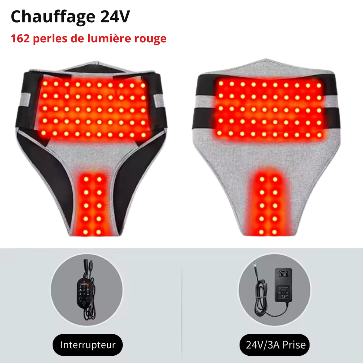 Men's and Women's Heated Massage Pants with Electric Function