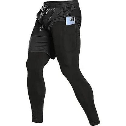 Comfortable Running Trousers with Double-Layer Waterproof Design