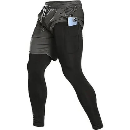 Comfortable Running Trousers with Double-Layer Waterproof Design