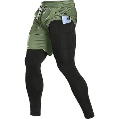 Comfortable Running Trousers with Double-Layer Waterproof Design