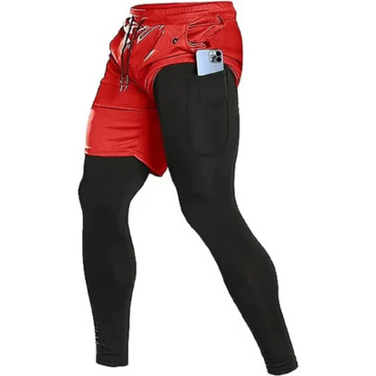 Comfortable Running Trousers with Double-Layer Waterproof Design