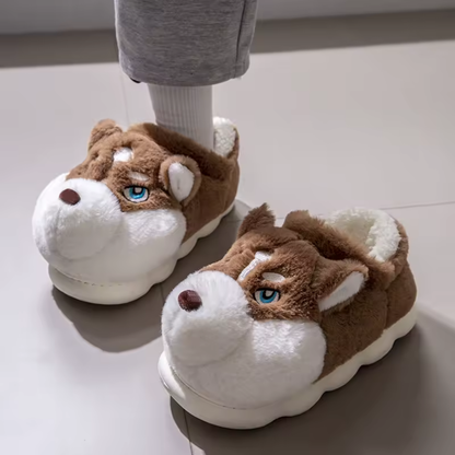 Cozy Plush Slippers for Dogs