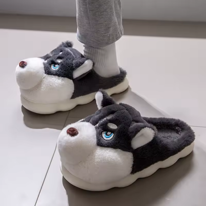 Cozy Plush Slippers for Dogs