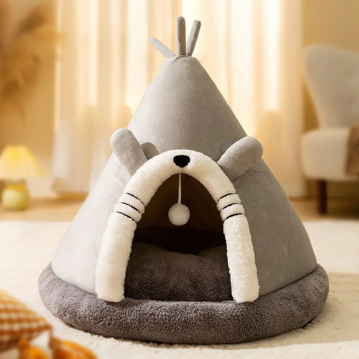 Fleece Dog Tent Shelter – Comfortable Indoor Space for Pets