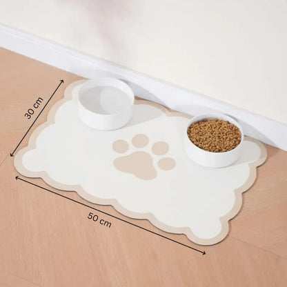 Elegant Non-Slip Feeding Mat for Pets