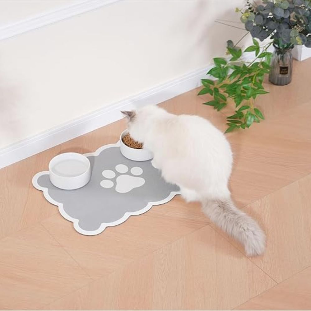Elegant Non-Slip Feeding Mat for Pets