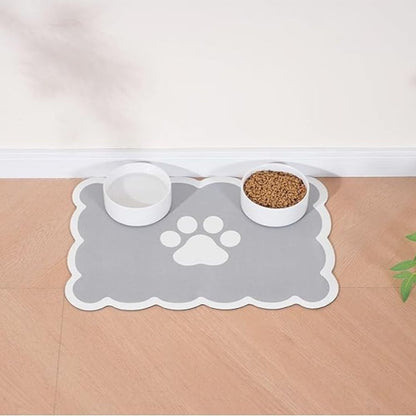 Elegant Non-Slip Feeding Mat for Pets