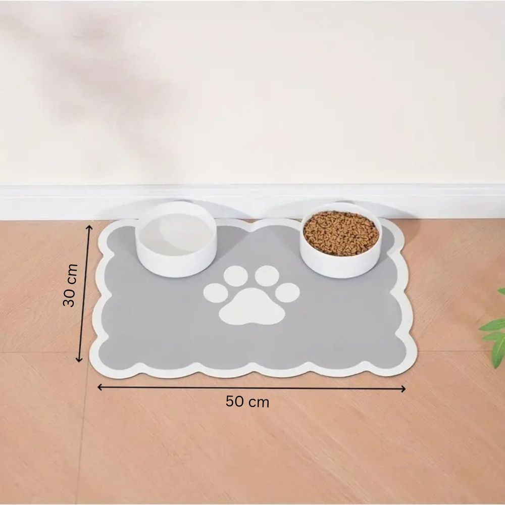 Elegant Non-Slip Feeding Mat for Pets