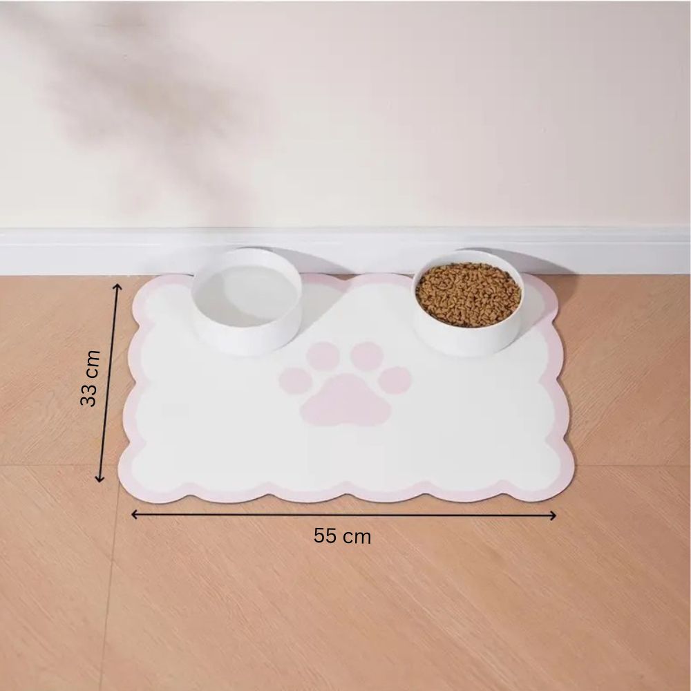 Elegant Non-Slip Feeding Mat for Pets