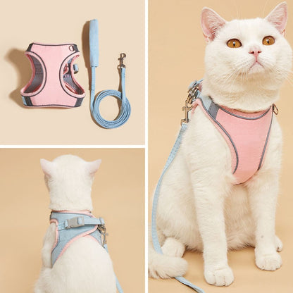 ExploreSafe Cat Harness and Leash Set