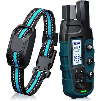 Versatile Waterproof Dog Training Collar with Customizable Modes