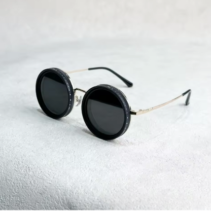 Stylish UV Protection Sunglasses with Black Lenses