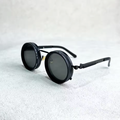 Stylish UV Protection Sunglasses with Black Lenses