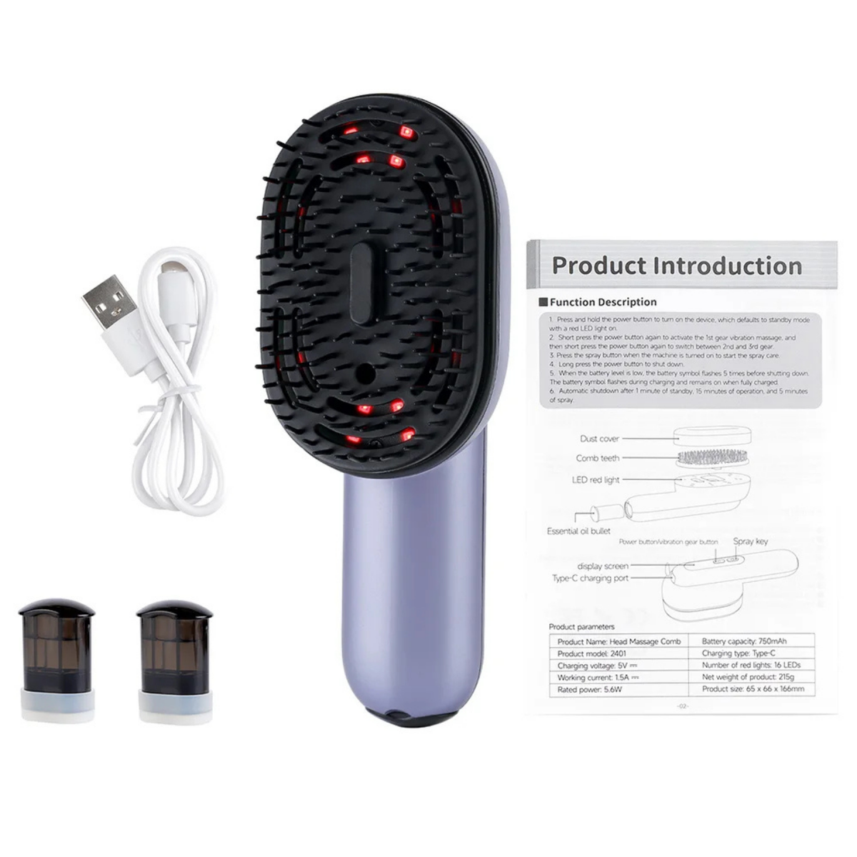 Hair Growth and Health Ionic Comb