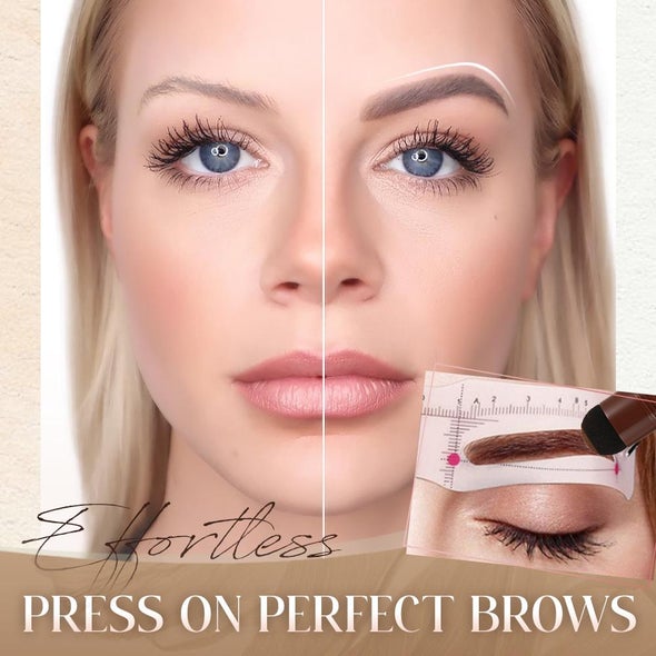 Ultimate Eyebrow Shaping Kit with Stencils and Stamp