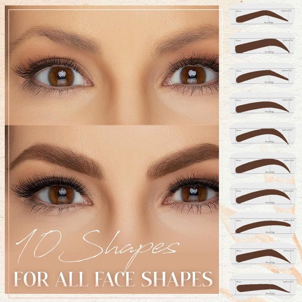 Ultimate Eyebrow Shaping Kit with Stencils and Stamp