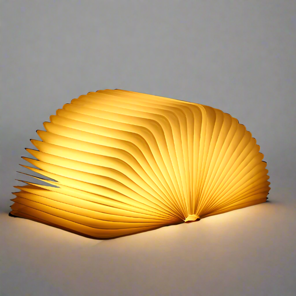 Touch-Control Ambient Light - LED Table Lamp in Book Design