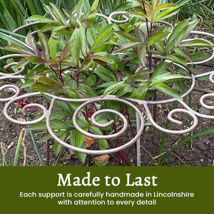 Elegant Metal Plant Support | Handcrafted & Weatherproof